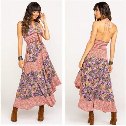 Free People Terracotta Gabriella Slip Dress