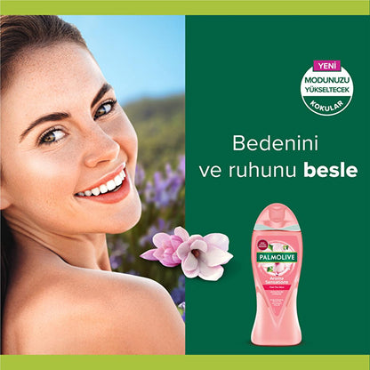 Palmolive Aroma Sensations: Skin Rejuvenating Bath and Shower Gel with Magnolia &amp; Dead Sea Salt - Natural Glow, Dermatologically Tested