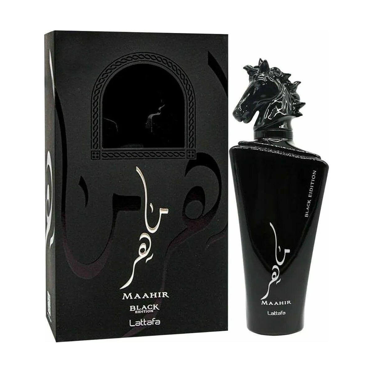 Lattafa Maahir Black Edition Unisex Eau De Parfum Spray 3.4 oz