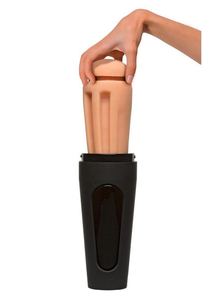 Main Squeeze Skye Blue ULTRASKYN Variable Pressure Stroker