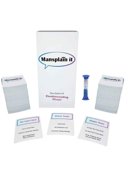 Mansplain It Card Game The Game of Condescending Clues