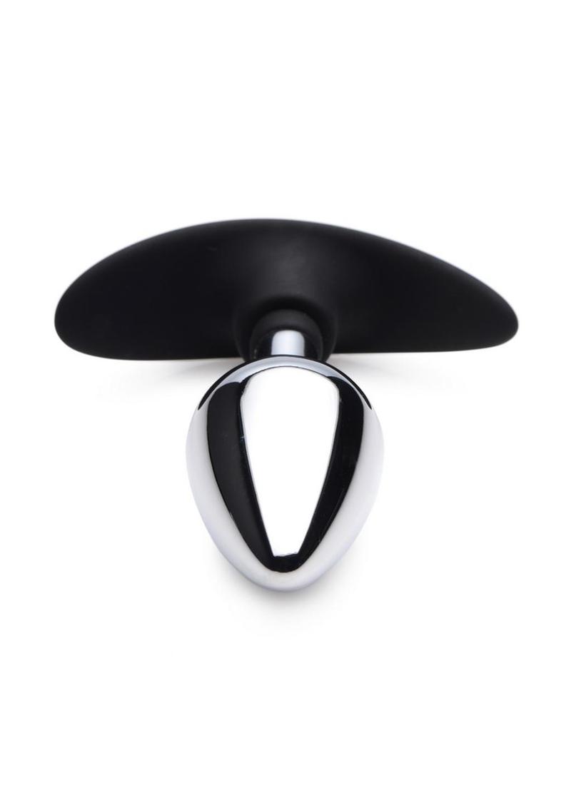 Dark Invader Metal and Silicone Anal Plug