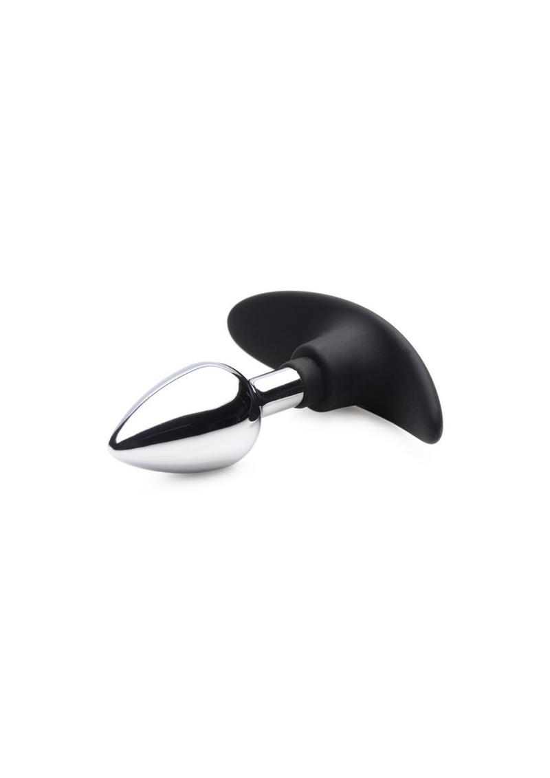 Dark Invader Metal and Silicone Anal Plug