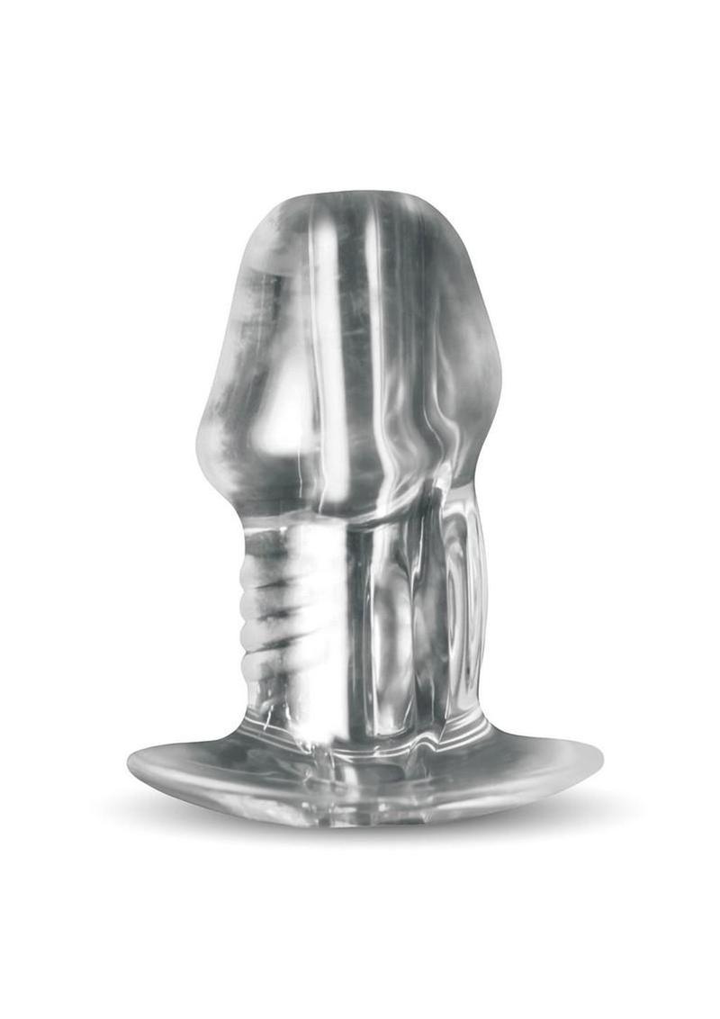 Dicked Clear Hollow Anal Plug