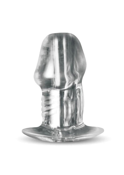 Dicked Clear Hollow Anal Plug