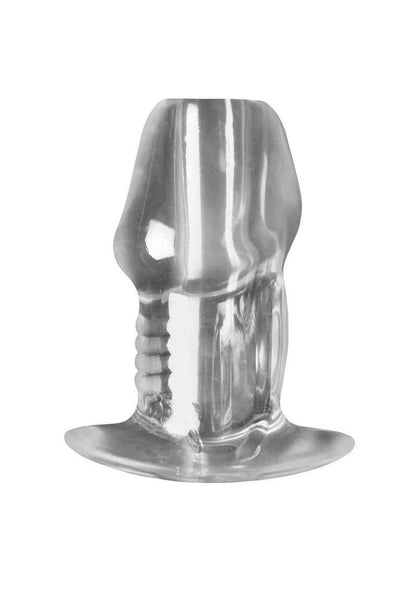 Dicked Clear Hollow Anal Plug