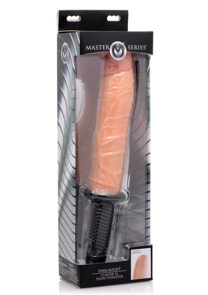 Master Series Onslaught XL Vibrating Dildo Thruster