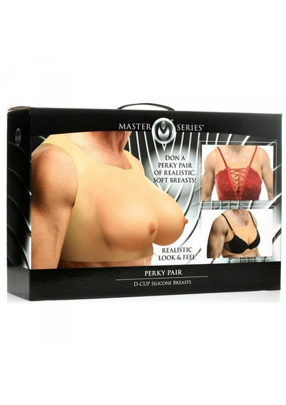 Perky Pair D-Cup Silicone Breasts – Master Series