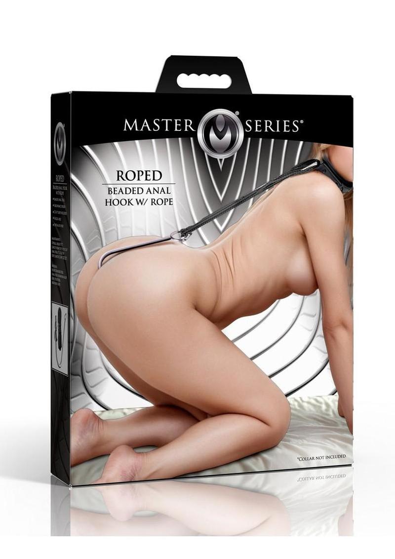 Master Series Roped Beaded Anal Hook