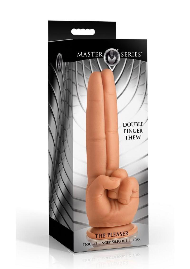 Master Series The Pleaser Double Finger Dildo