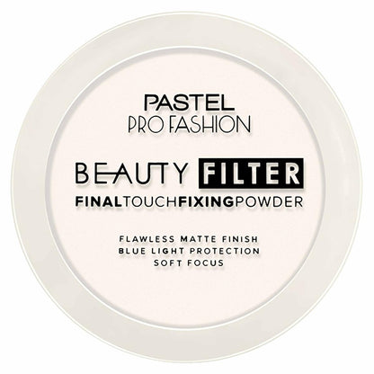Pastel Profashion Fixing Powder 00 - Shine Control, Long Lasting Makeup, Blue Light Protection, Radiant Skin, Soft Focus Finish