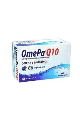 Omepa Q10 Omega 3 Ubiquinol: Premium Fish Oil Capsules - EPA DHA &amp; Coenzyme Q10 - IFOS Certified