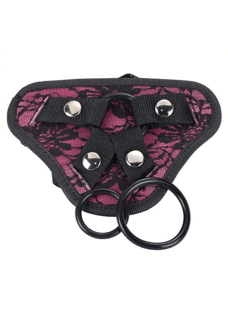 Me You Us Lace Harness with Bullet Pocket Strap-On Harness