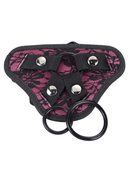 Me You Us Lace Harness with Bullet Pocket Strap-On Harness