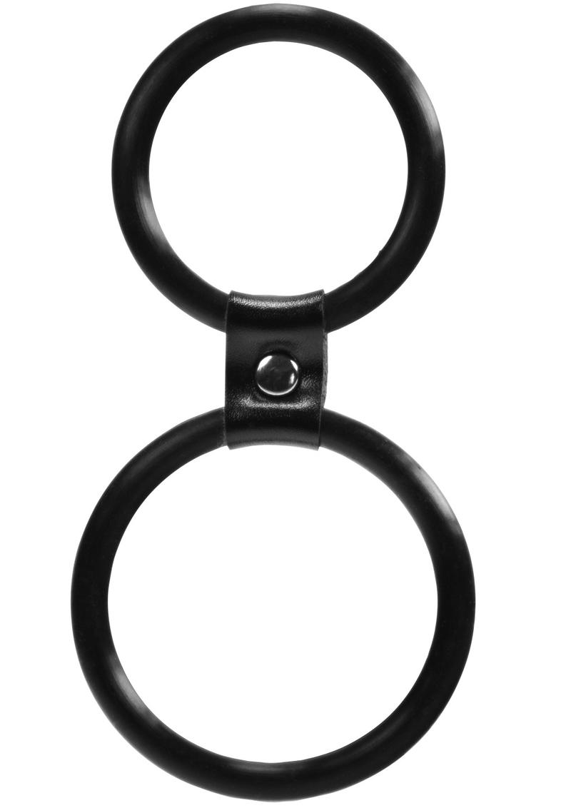 Me You Us Dual Ring Stretchy Silicone Ring Set