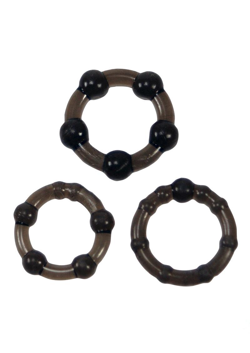 Me You Us Easy Squeeze 3 Piece Cock Ring Set