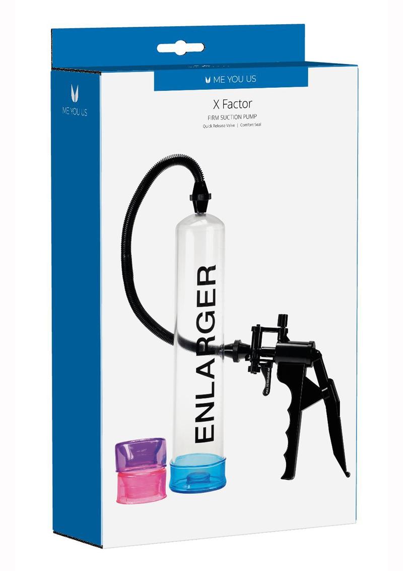 Me You Us X Factor Firm Suction Pump with Quick Release Valve