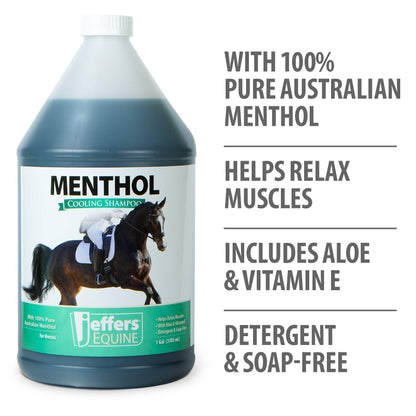 Jeffers Equine Menthol Cooling Shampoo for Horses