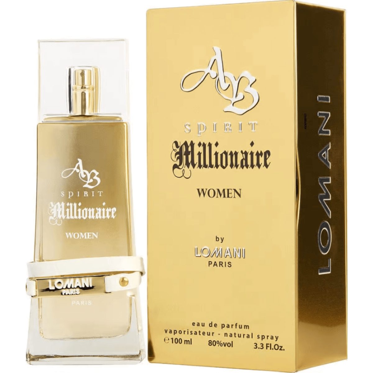 Lomani AB Spirit Millionaire for Women EDP 3.4 oz / 100ml Perfume