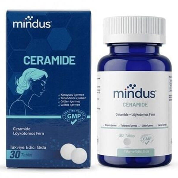 Mindus Ceramide Supplement for Skin Hydration 30 Tablets
