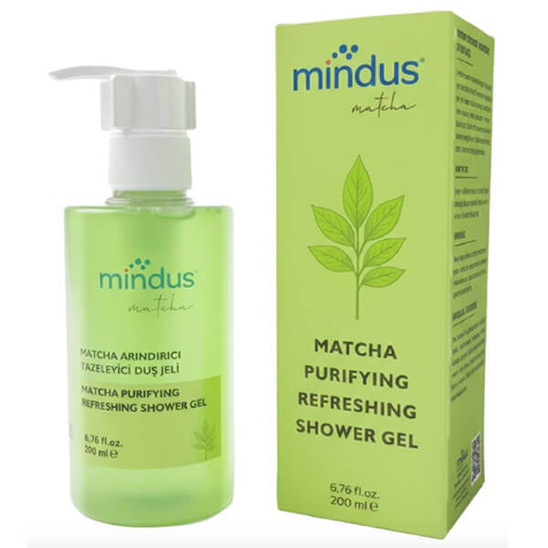 Mindus Matcha Shower Gel Refreshing Body Wash 200 ml