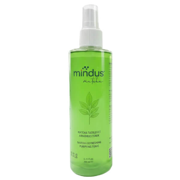 Mindus Matcha Face Toner with Pore-Refining Formula 200 ml