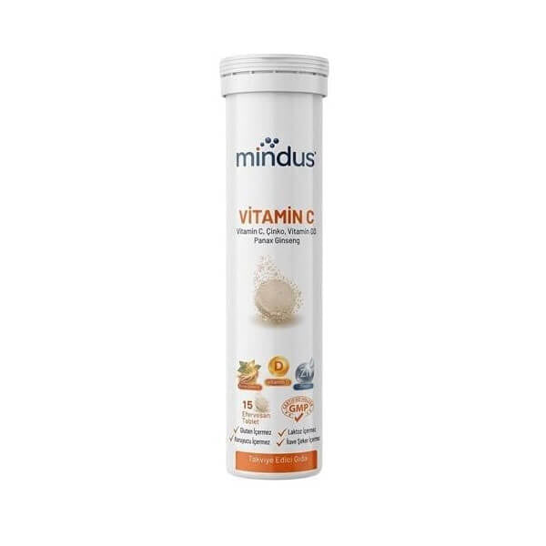 Mindus Vitamin C 15 Effervescent Tablets