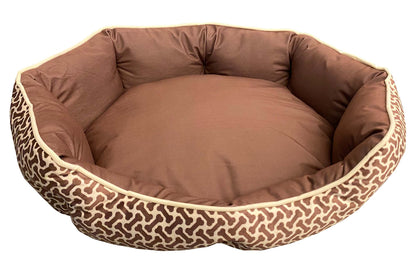 Mink Tufted Euro Cuddler Bed For Dogs &amp; Cats