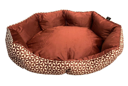 Mink Tufted Euro Cuddler Bed For Dogs &amp; Cats