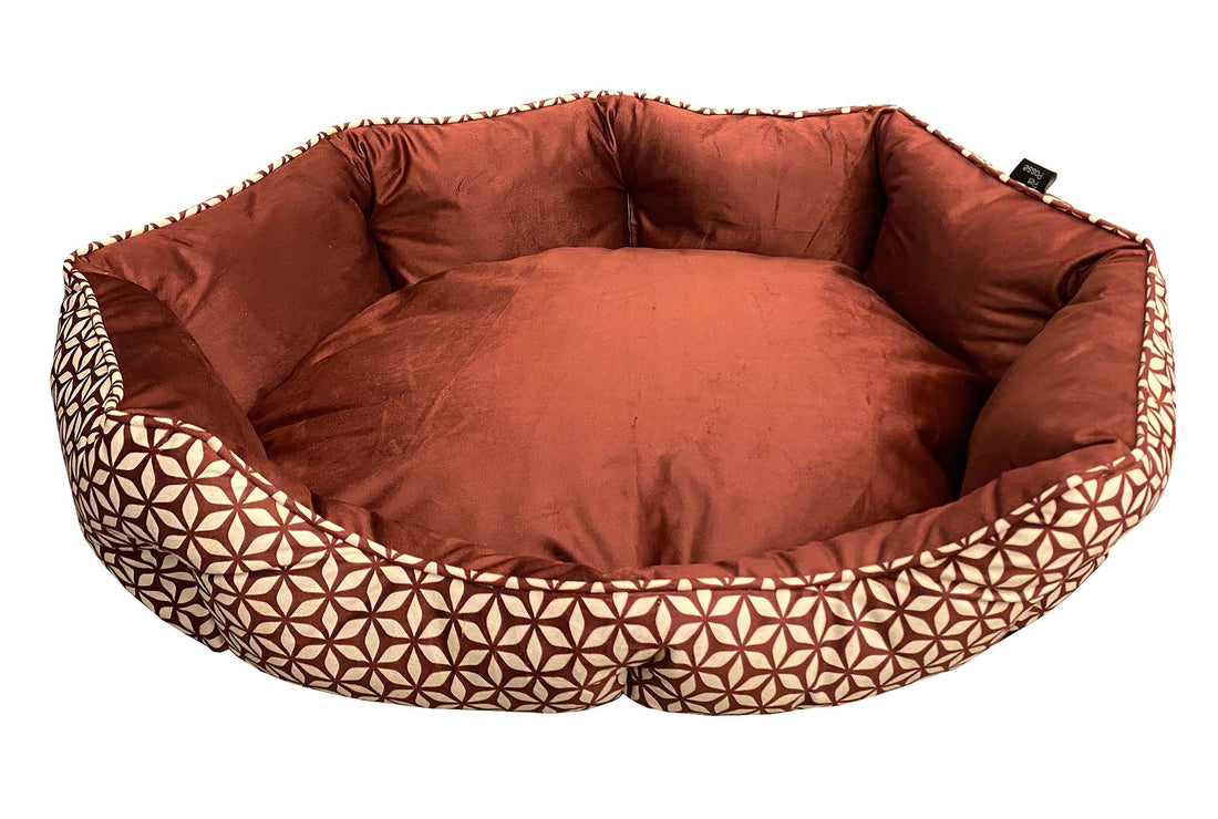 Mink Tufted Euro Cuddler Bed For Dogs &amp; Cats