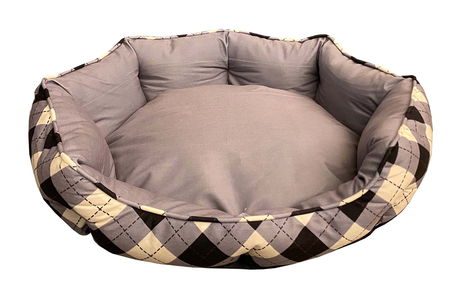 Mink Tufted Euro Cuddler Bed For Dogs &amp; Cats