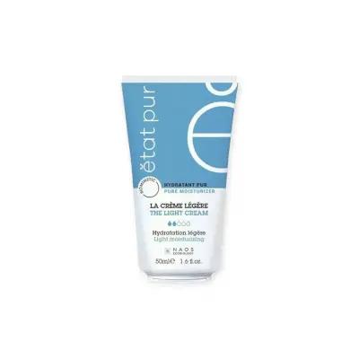 Etat Pur Light Moisturizing Cream - Non-Greasy, Plant-Based Hydration for Sensitive Skin - Paraben &amp; Silicone Free, Daily Face Cream