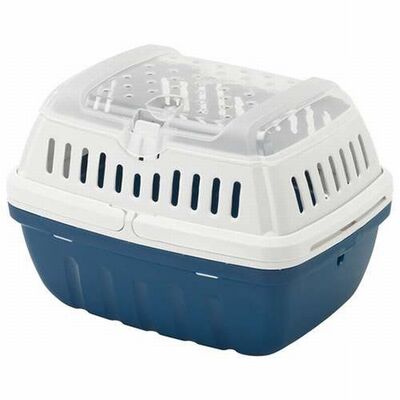 Moderna Hipster Hamster Carrier Blue Small Travel Case