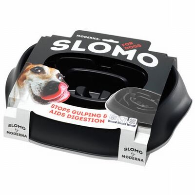 Moderna Slomo Slow Feeder Dog Bowl for Better Digestion 950 ml