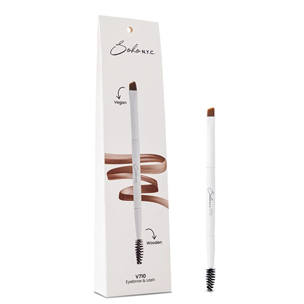 Soho N.Y.C. V710 Vegan Brow &amp; Lash Makeup Brush