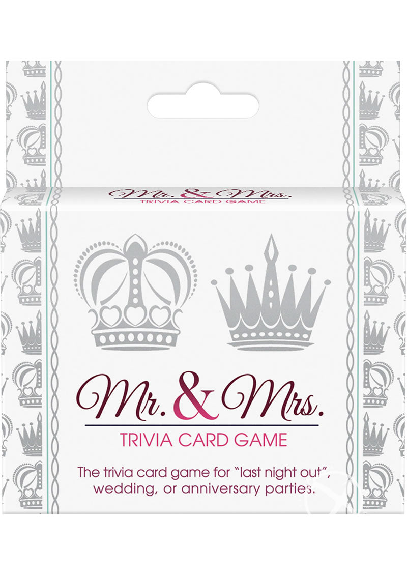 Mr. And Mrs. Trivia Card Game Perfect for Parties And Anniversaries