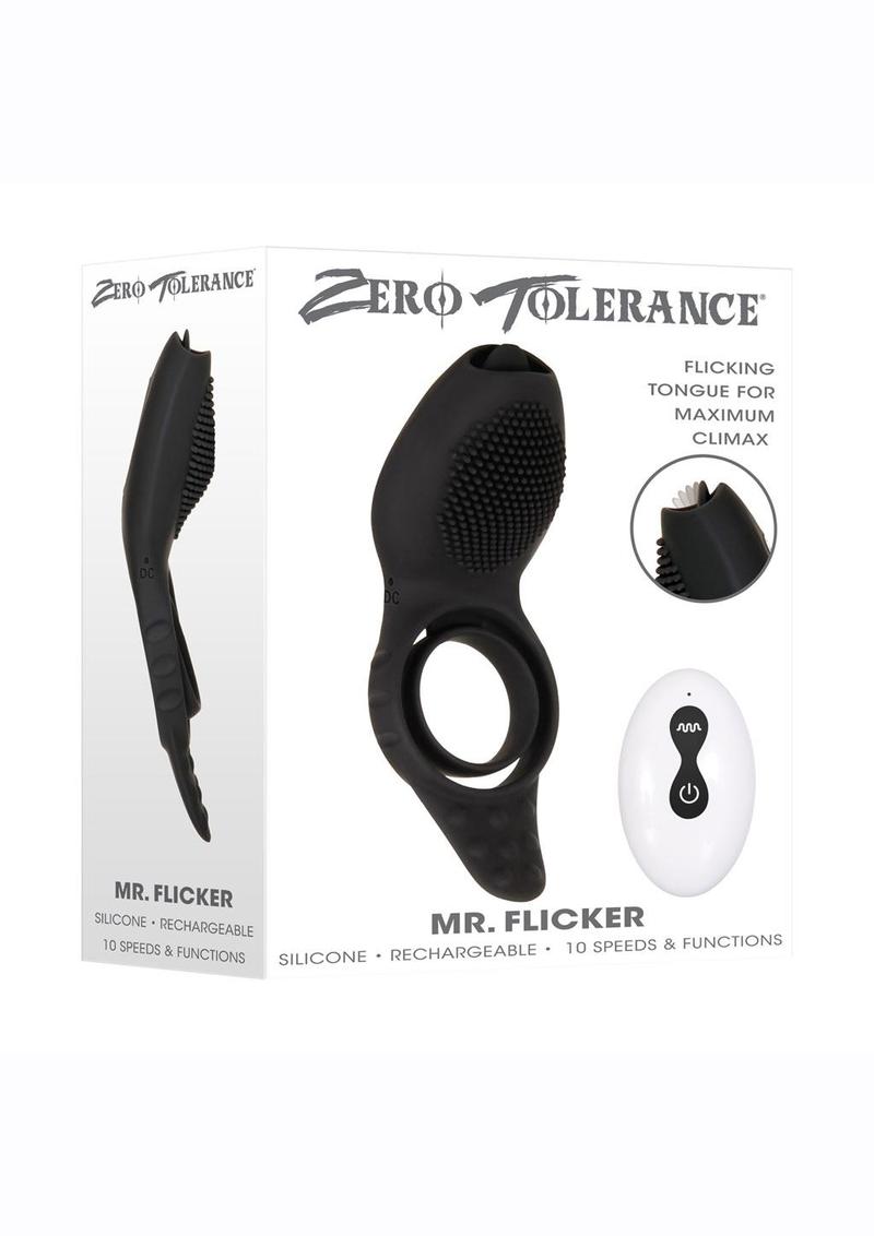 Zero Tolerance Mr. Flicker Rechargeable Silicone Cock Ring