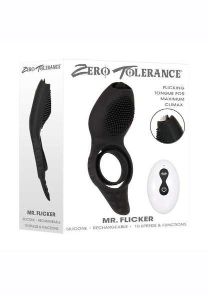 Zero Tolerance Mr. Flicker Rechargeable Silicone Cock Ring