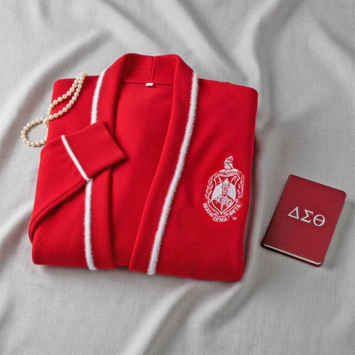Delta Sigma Theta Sorority Long Duster Cardigan – Plus Size 3XL