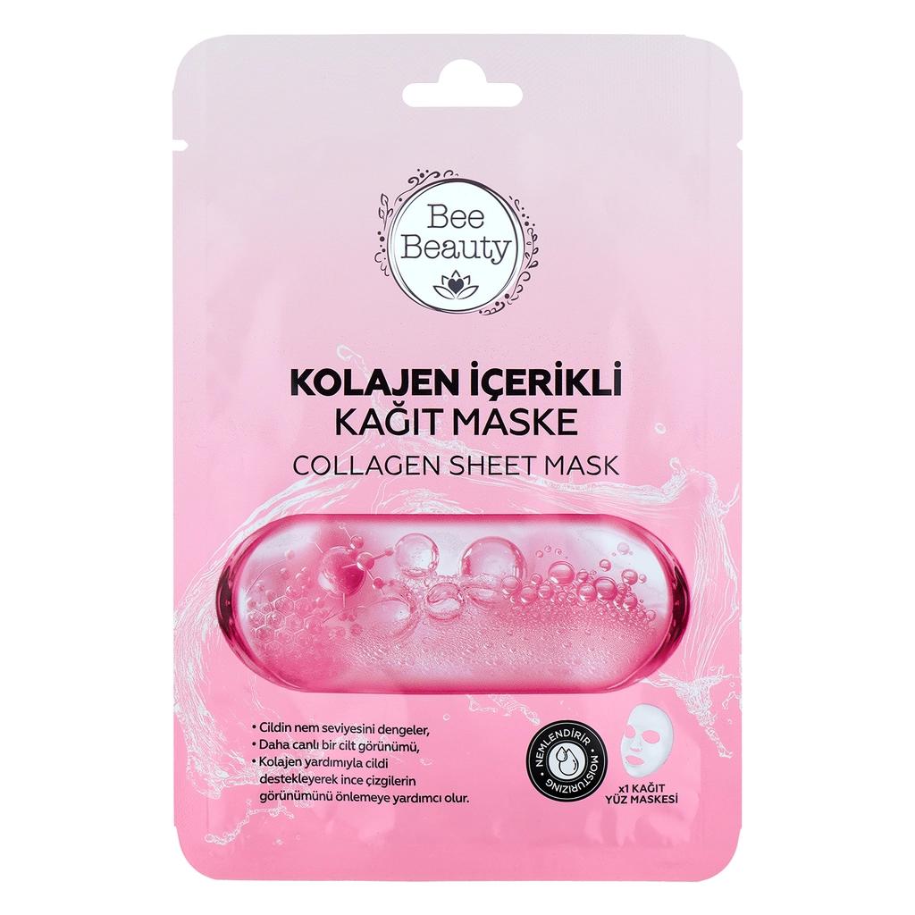 Bee Beauty Collagen Sheet Mask for Firming &amp; Hydration 25 ml