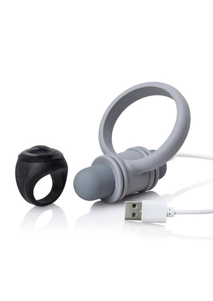 My Secret Screaming O for Him Rechargeable Vibrating Ring Set