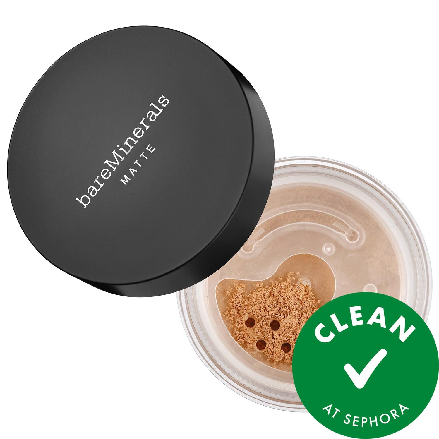 Original Loose Matte Talc-Free Powder Mineral Foundation SPF 15 - Vegan, Cruelty-Free, Buildable Coverage