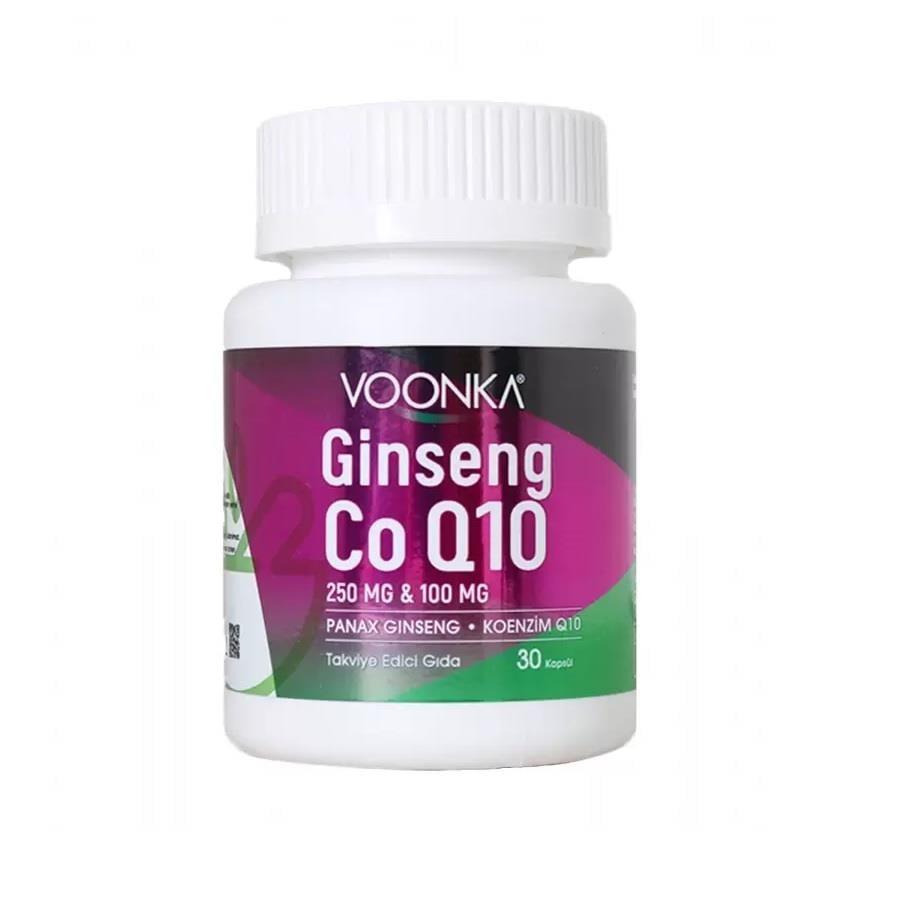 Voonka Ginseng &amp; Coenzyme Q10 - 30 Capsules