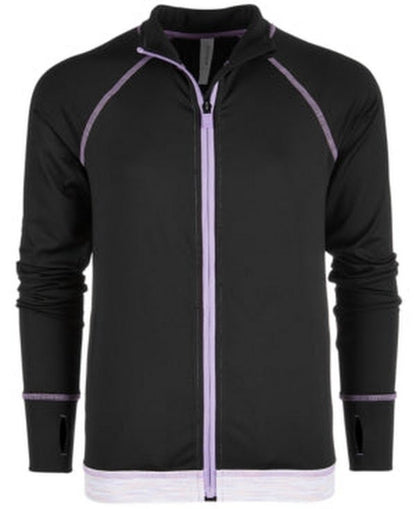 Ideology Big Girls Printed-Hem Zip-up Jacket