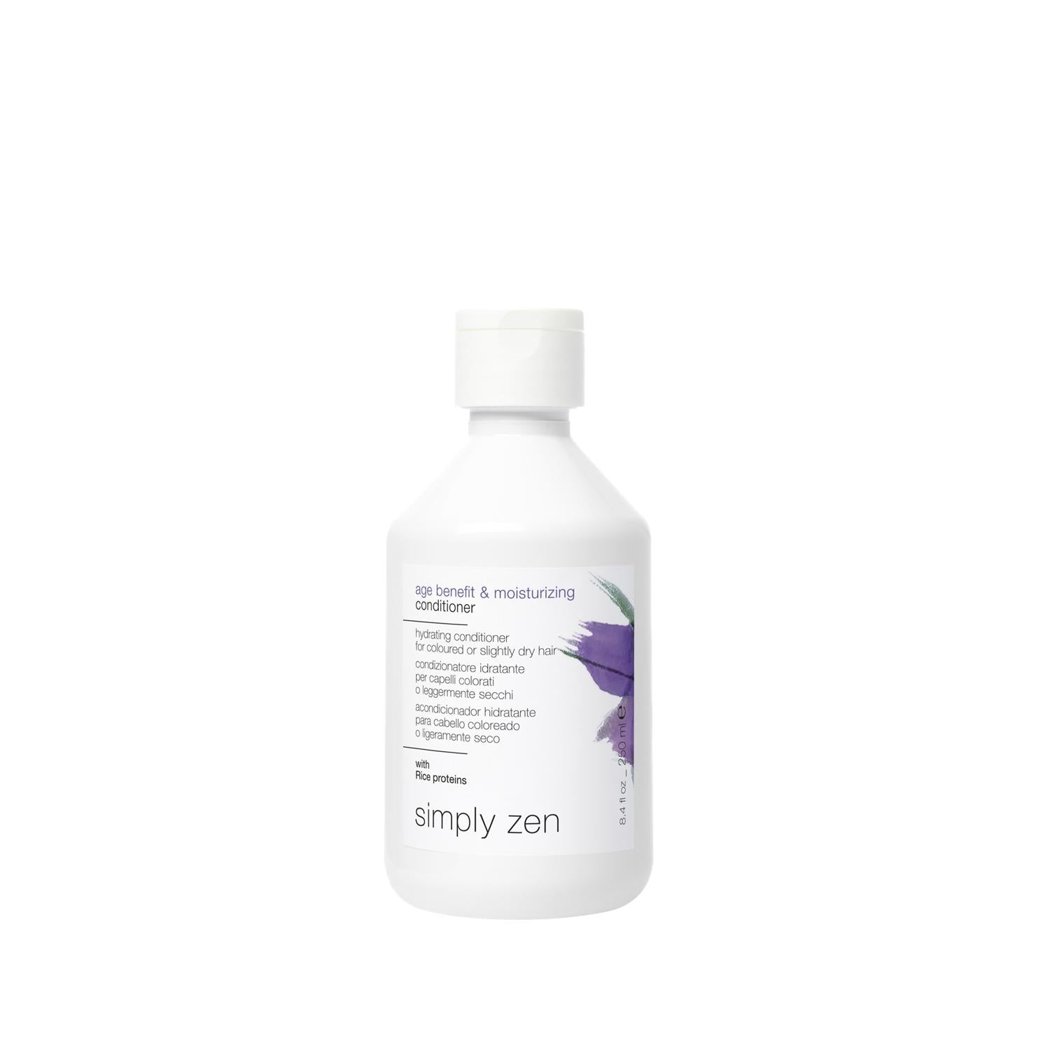 Simply Zen Age Benefit &amp; Moisturizing Hair Cream 250ml - Hydrating, Nourishing Hair Treatment for Dry Damaged Hair