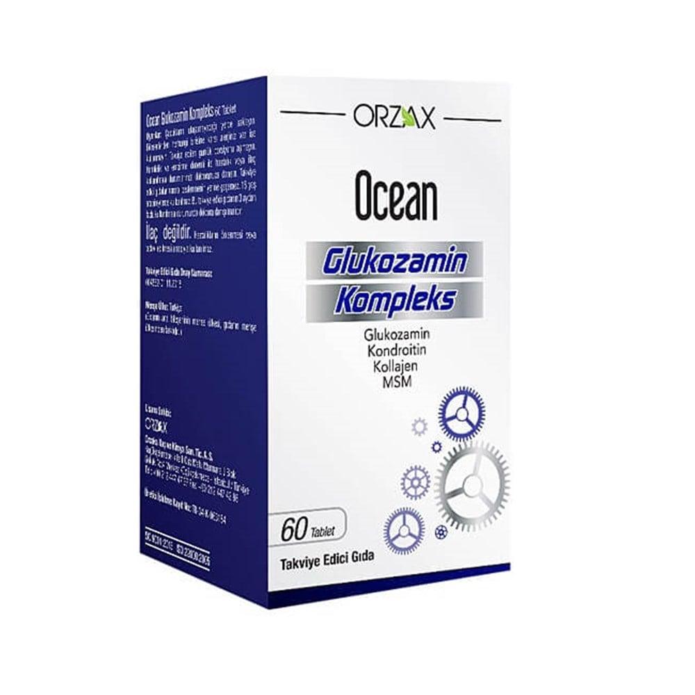 Ocean Glucosamine Complex - Joint Health Supplement with Glucosamine, Chondroitin &amp; Collagen - 60 Tablets