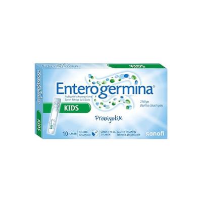 Enterogermina Probiotic Supplement for Children - Supports Gut Health &amp; Immune System - 5 ml x 10 Flakon