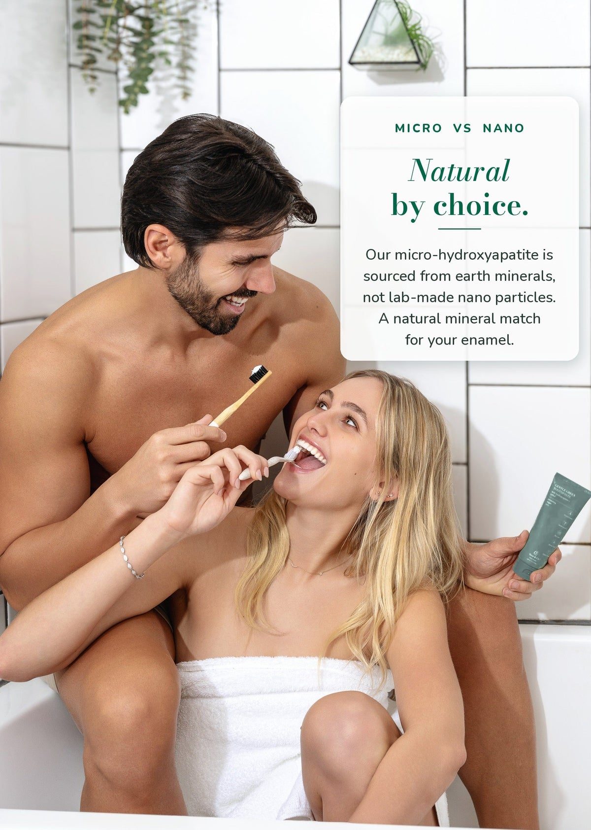 Gentle Green® Protecting Toothpaste with Micro-Hydroxyapatite &amp; Xylitol 3.4 oz