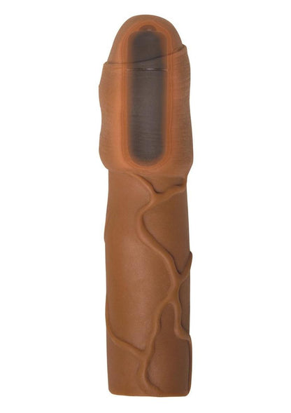 Natural Realskin Uncircumcised Xtender Vibrating Sleeve