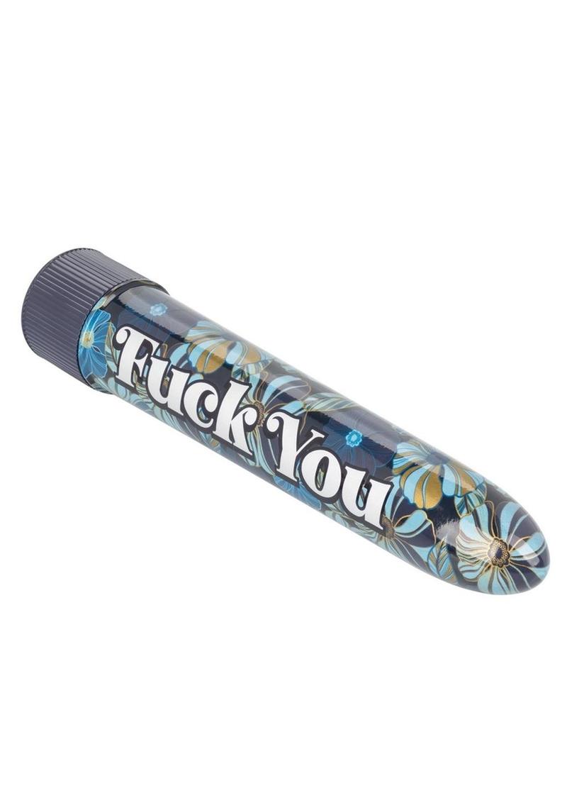 Naughty Bits "Fuck You" Personal Vibrator 10 Functions Memory Chip